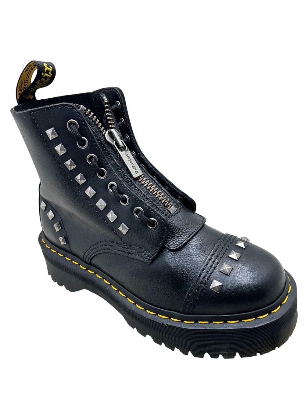 {Dr. Martens} Sinclair Studded Zip Combat Boots - Picture 2 of 16